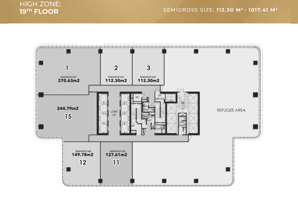 web 19 floor - layout office juli 2024_